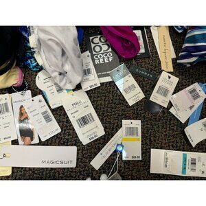 Lot of 23 Brand New With Tags Swimwear Pieces